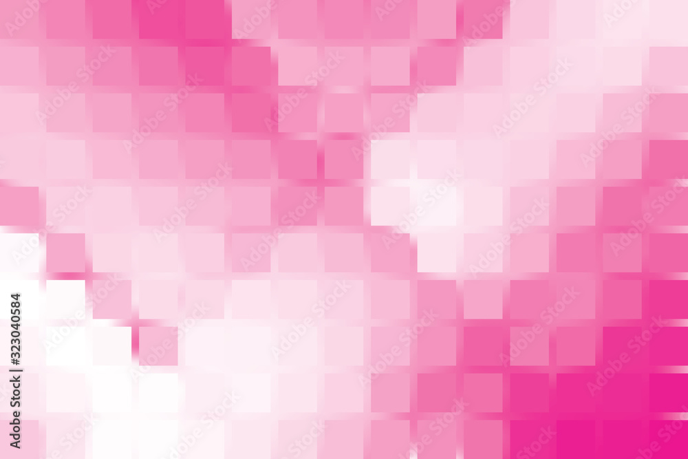 Abstract geometric pink and white color background. Vector, illustration.
