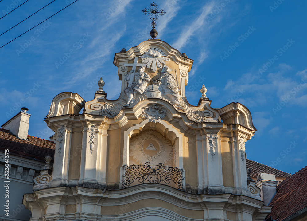 Basilian monastery gate in Vilnius