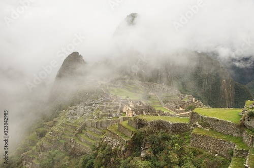  Machu Picchu  is  the lost city of the Incas located in the Cusco Region of southern Peru © jaturunp