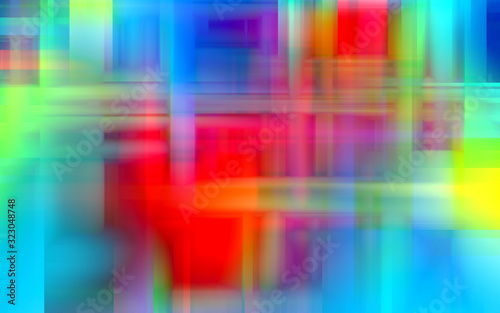 Lighted abstract rainbow background