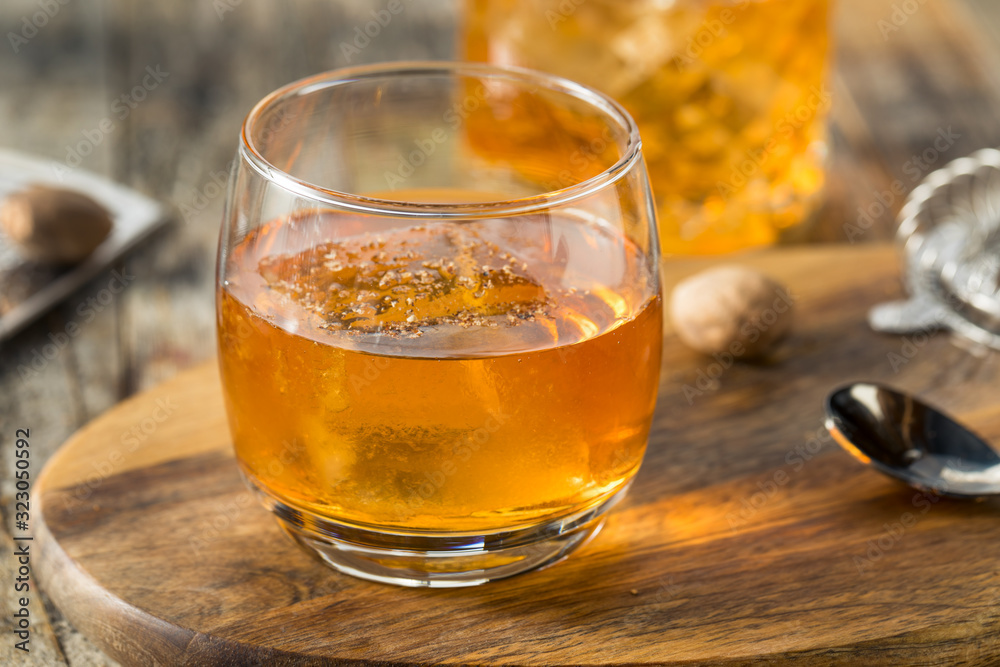 Homemade Refreshing Rum Bumbo Cocktail Homemade Refreshing Rum Bumbo Cocktail