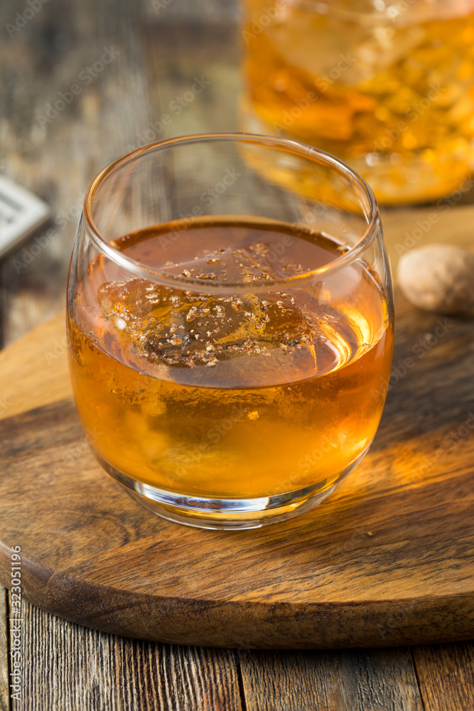 Homemade Refreshing Rum Bumbo Cocktail