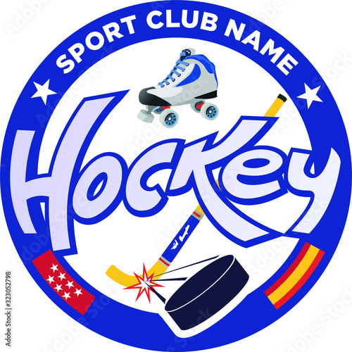 Logotipo para equipo de hockey patines