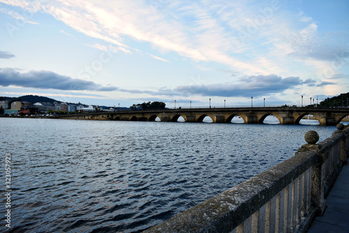 Wallpaper Mural The bridge of Mercy in the city of Viveiro, Lugo, Galicia. Spain. Europe. September 30, 2019 Torontodigital.ca