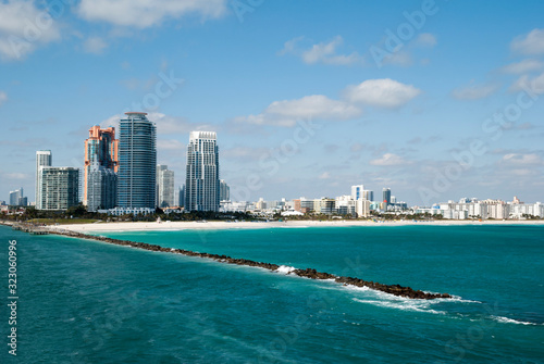 Miami South Beach Coastline © Ramunas