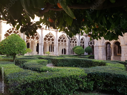 Cloister of Santes Creus, Catalonia photo