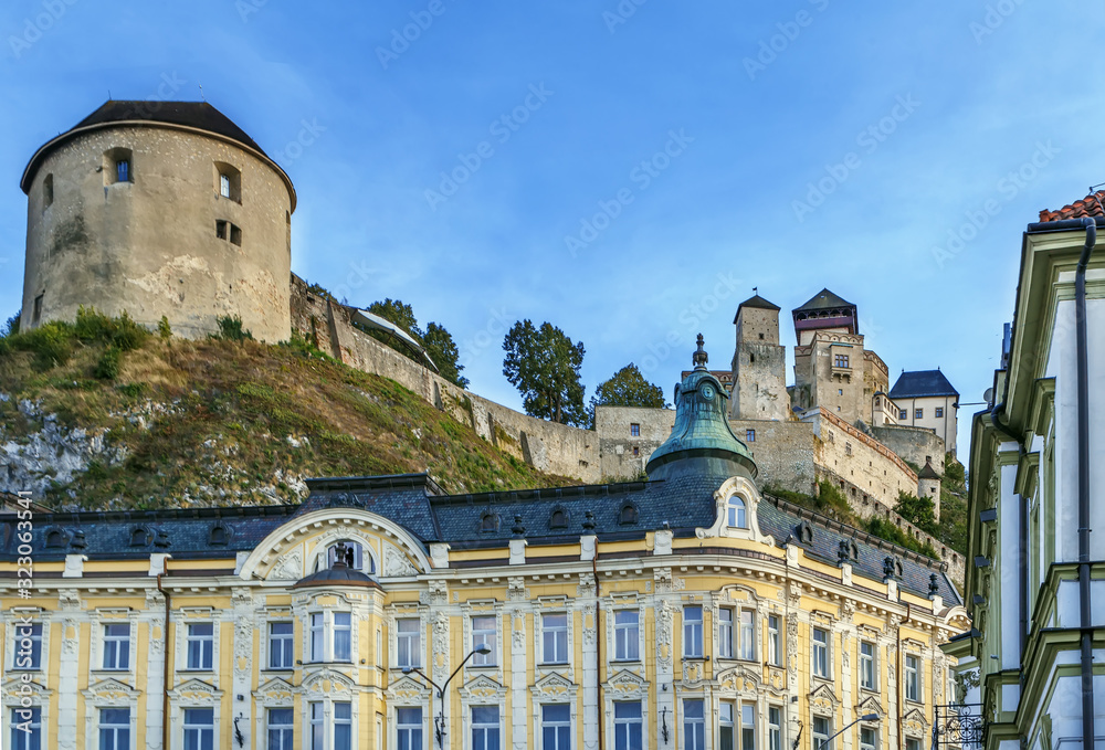 Fototapeta premium Trencin Castle, Slovakia
