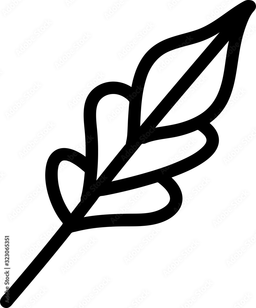 Abstract doodle single floral element for decoration patterns, wrapping paper, wallpaper, cards, invitations, packing boxes, bouquets. Isolated on white background. Vector stock illustration. Abstract doodle single floral element for decoration patterns, wrapping paper, wallpaper, cards, invitations, packing boxes, bouquets. Isolated on white background. Vector stock illustration.