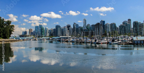 Vancouver skyline on a sunny day
