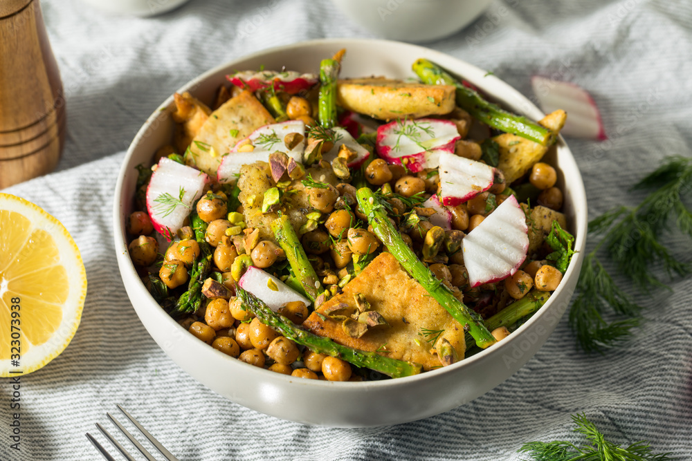 Homemade Mediterranean Chickpea Fattoush