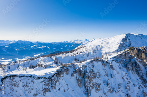 Tauplitz Alm Bauernscharte in the skiing resort in Steiermark, Austria photo