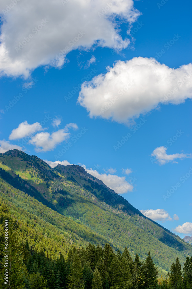Rocky Mountains near Lillooet, Whistler, Vancouver, Canada.