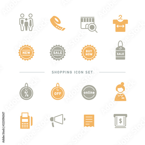 SHOPPING ICON SET