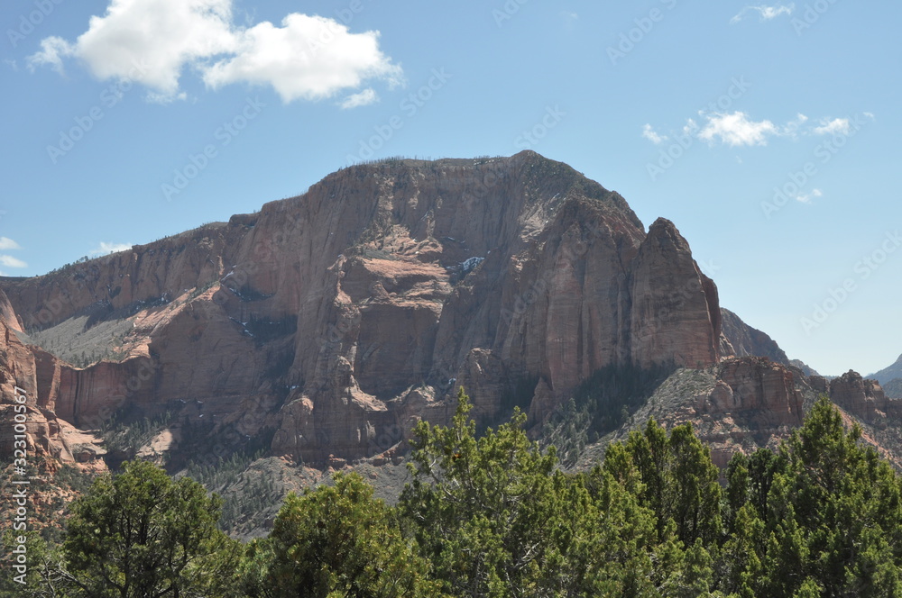 Red Rock Mountain near Zion National Park