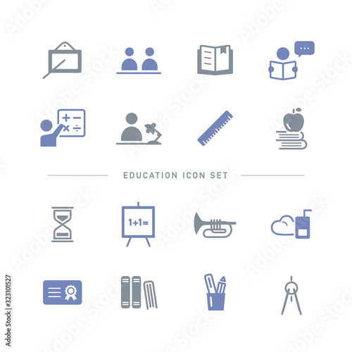 EDUCATION ICON SET
