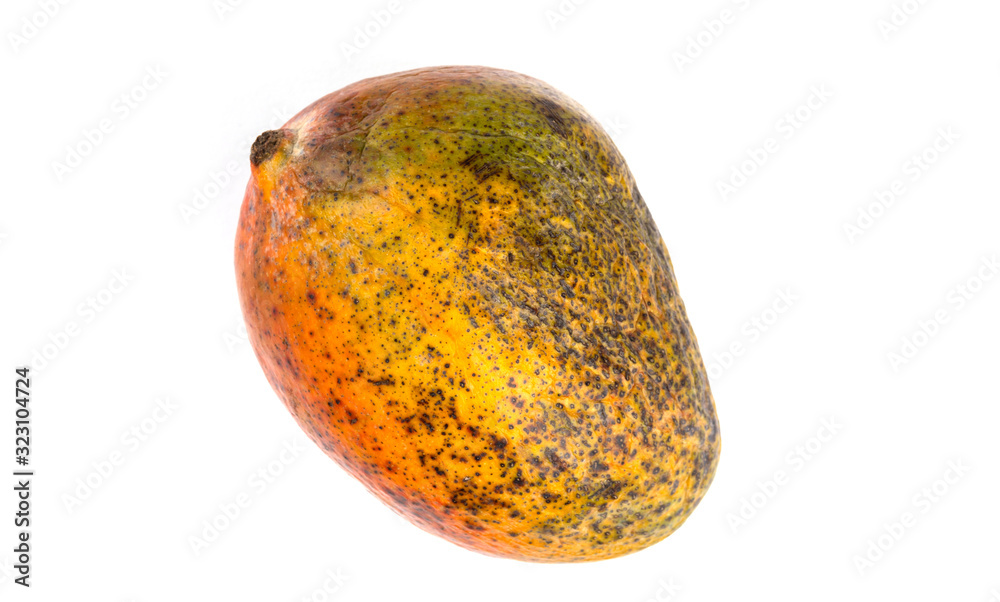 Rotten mango. Overripe Fruit on a white background.Isolated Stock Photo |  Adobe Stock