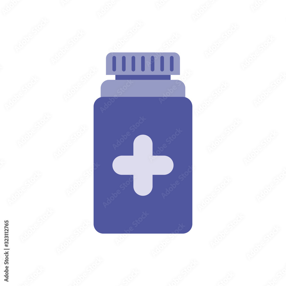 medicine bottle icon, flat style icon medicine bottle icon, flat style icon
