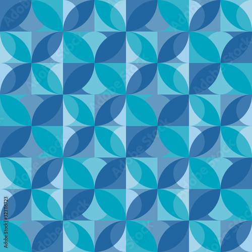 Abstract vector seamless pattern. Natural-inspired design.