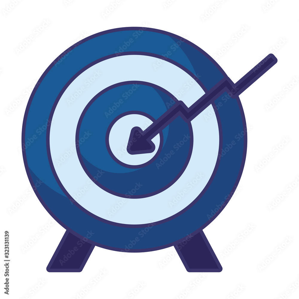 Isolated target icon vector design Isolated target icon vector design
