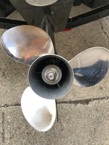 Stainless steel boat propeller