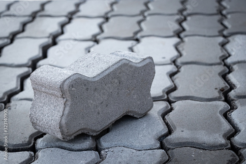 Slika na platnu Cobble product photography over pattern