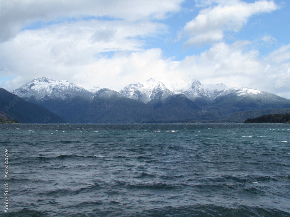 Los alerces national park - the water of countless lakes, streams and waterfalls comes from the melting of snow Los alerces national park - the water of countless lakes, streams and waterfalls comes from the melting of snow