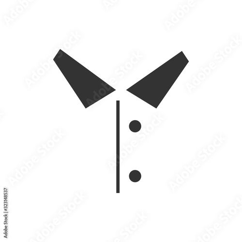 flat icon school outfit uniform logo vector design graphics