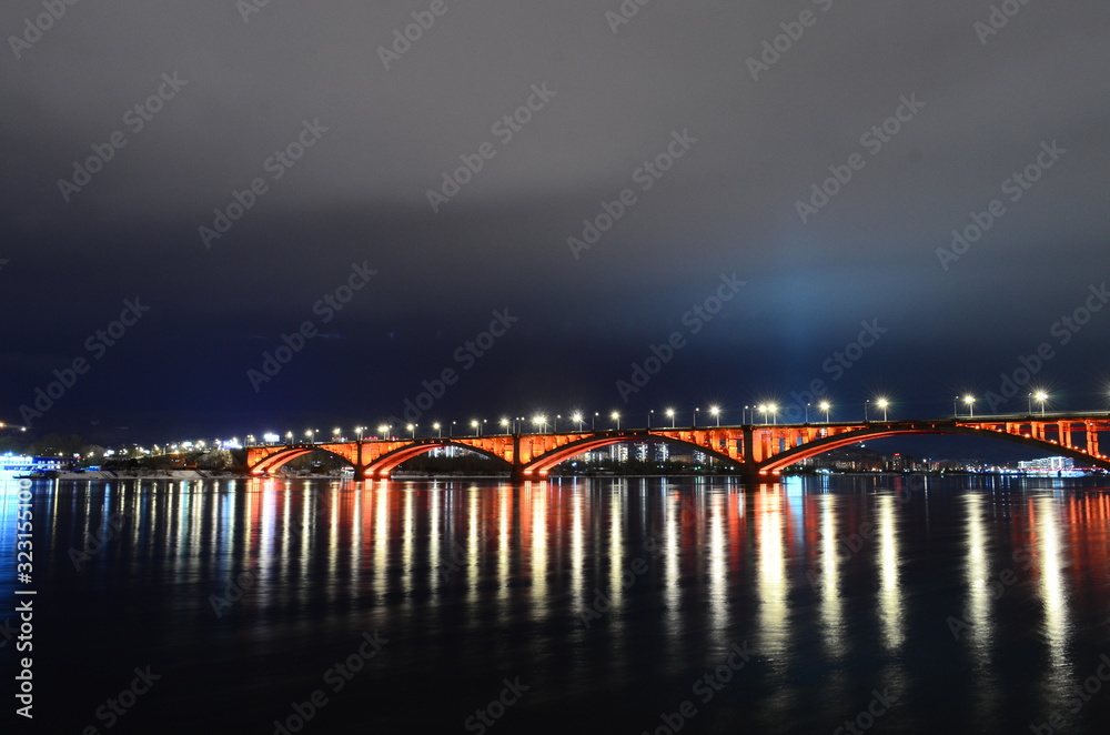 Fototapeta premium bridge at night