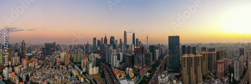 Aerial photo of Guangzhou City, China