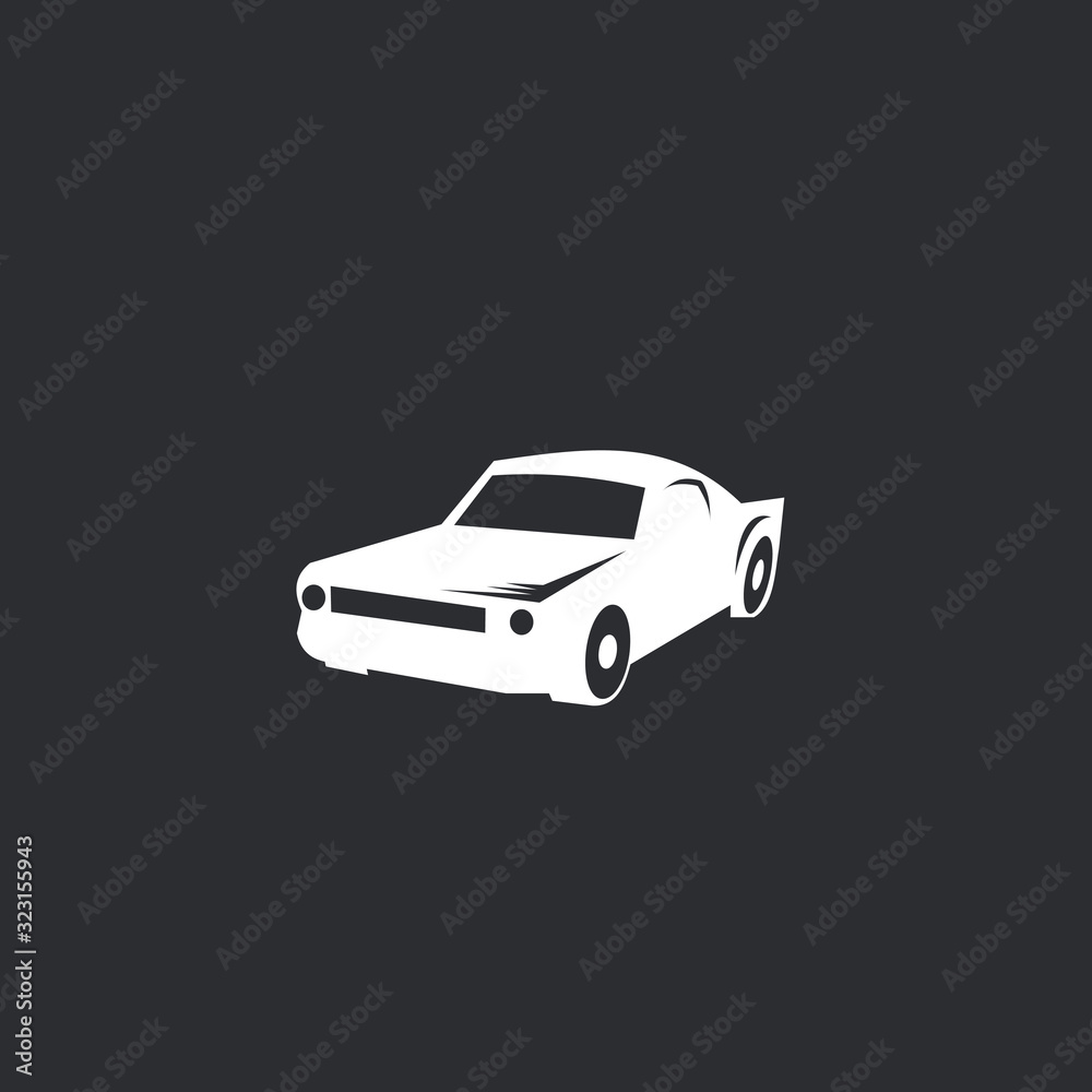 car logo vector illustration - obrazy, fototapety, plakaty 