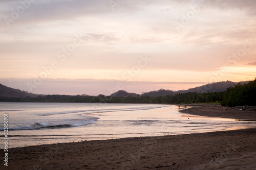 Wallpaper Mural Sunset at Tambor Beach, in the Pacific of Costa Rica, next to the mouth of the Pochote River. Torontodigital.ca