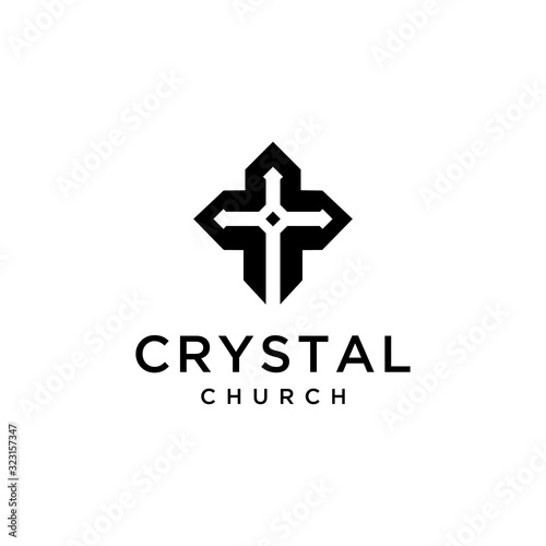 Creative Church logo sign modern vector graphic abstract