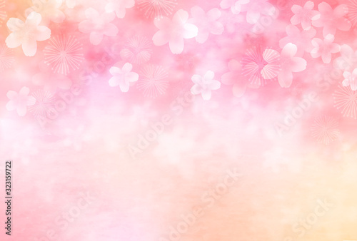 桜　春　花　背景