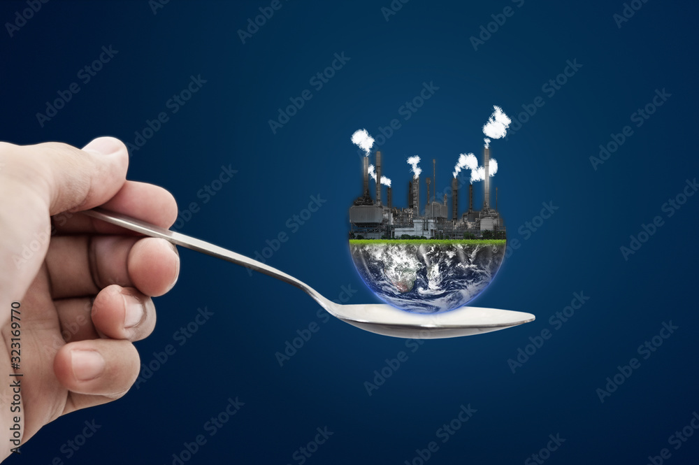 Toxic food and contamination foods from pollution concept. Element of ... Biology Diagrams