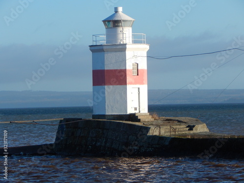 lighthouse at sunset