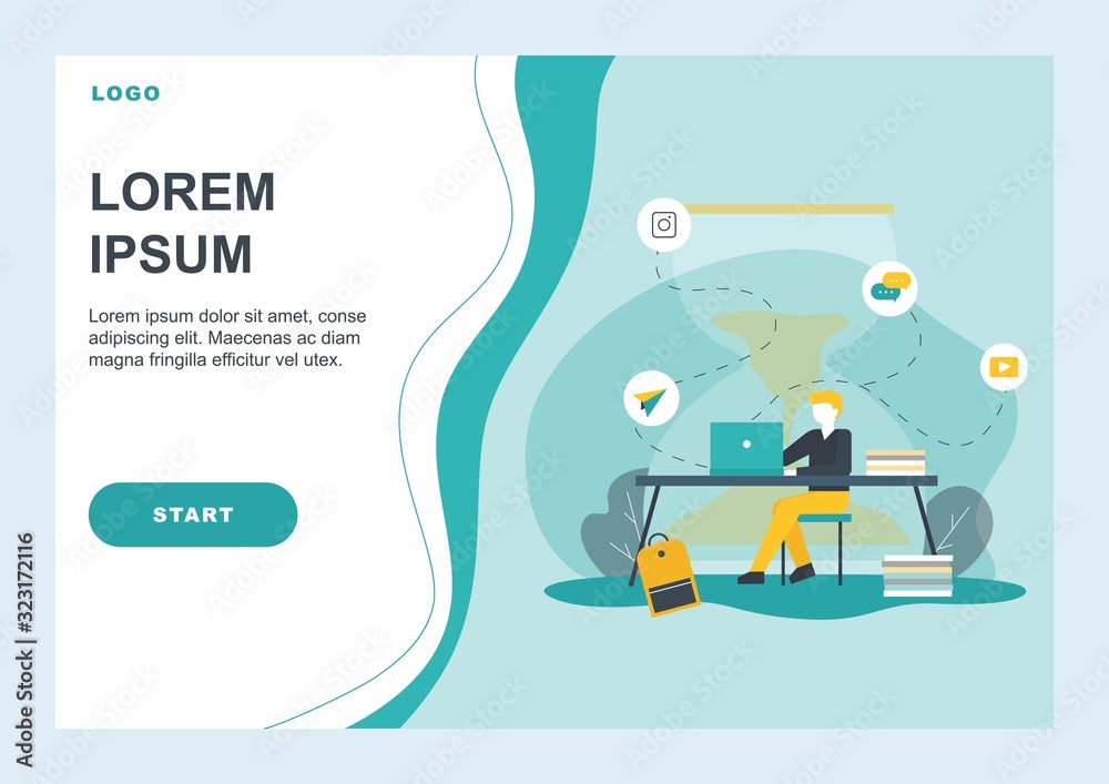Flat Landing Page Promoting Efficient Management. Busy Businessman Making up for Time Lost due to Procrastination. Business Planning, Deadline Execution, Overwork. Vector Cartoon Illustration Flat Landing Page Promoting Efficient Management. Busy Businessman Making up for Time Lost due to Procrastination. Business Planning, Deadline Execution, Overwork. Vector Cartoon Illustration