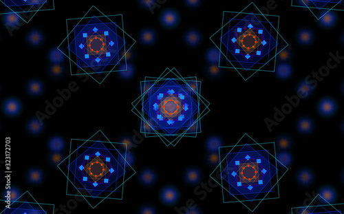 Abstract geometric pattern. Mandala.