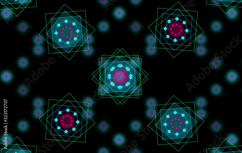 Abstract geometric pattern. Mandala.