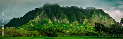 Big cloudy mountains