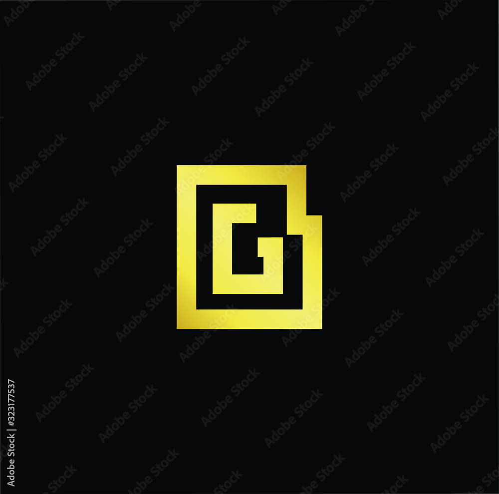 Outstanding professional elegant trendy awesome artistic black and gold color BG GB initial based Alphabet icon logo. Outstanding professional elegant trendy awesome artistic black and gold color BG GB initial based Alphabet icon logo.