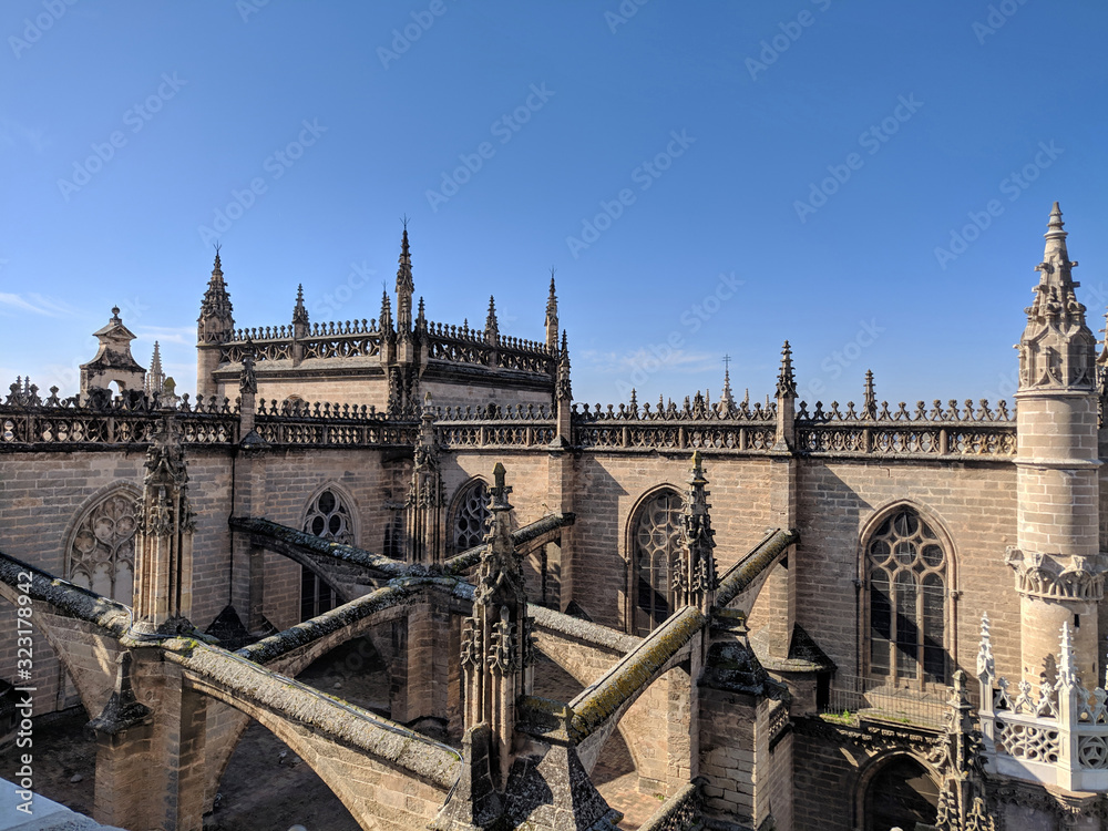 Cathedral of Saint Mary of the See or Seville Cathedral, Seville, Andalusia, Spain. UNESCO 1987 World Heritage Site