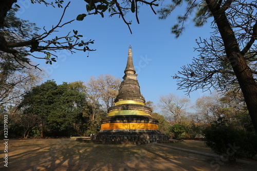 Wat Umong is a 700-year-old Buddhist temple in Chiang Mai, Thailand photo