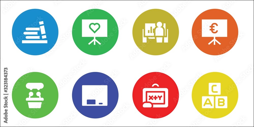 teaching icon set teaching icon set