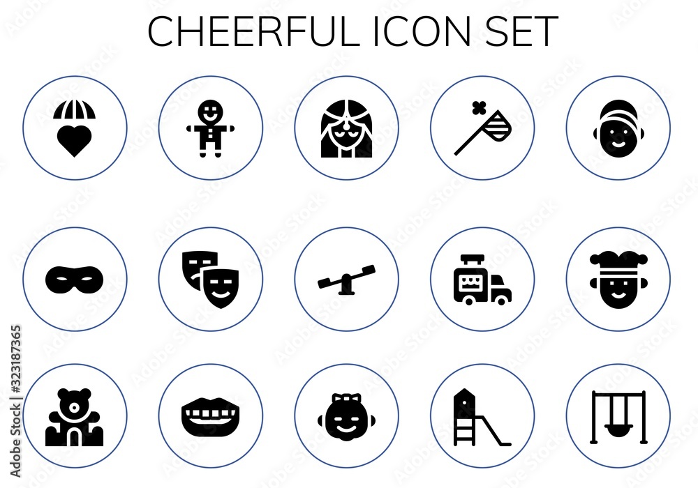 Modern Simple Set of cheerful Vector filled Icons