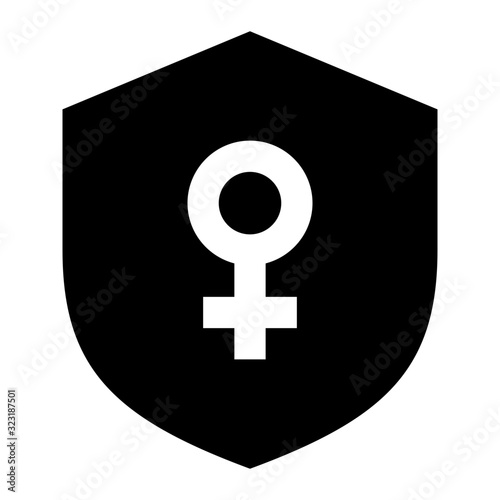 shield glyph icon vector