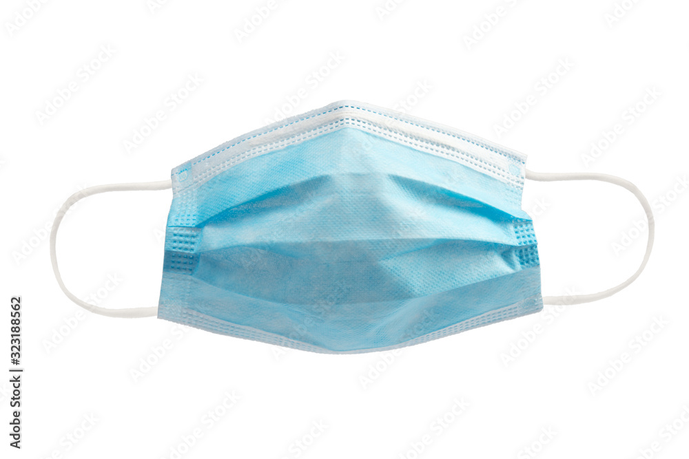 Medical mask on white background. Medical mask on white background.