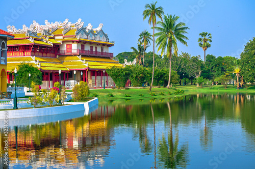 Architecture, Ayuthaya, Bang Pa In, Bang Pa-In Royal Palace, Cloud - Sky photo