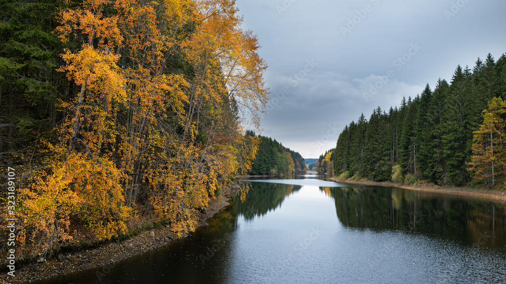 Stausee Niederranna im Mühlviertel