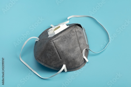 Anti virus mask with breathing valve.
