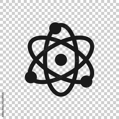 Science icon in flat style. Dna cell vector illustration on white isolated background. Molecule evolution business concept.